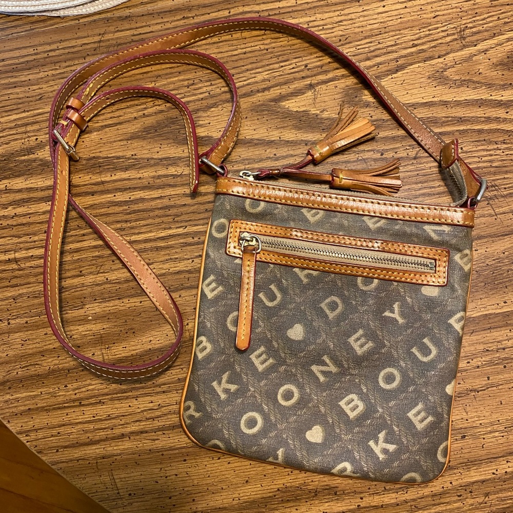 Dooney & Bourke Crossword Heart Crossbody Purse